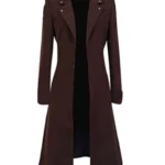 Eren Yeager Attack on Titan Brown Long Wool Coat