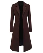 Eren Yeager Attack on Titan Brown Long Wool Coat