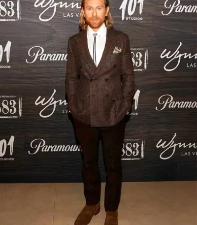 Eric Nelsen Yellowstone Origin 1883 Brown Checkered Coat