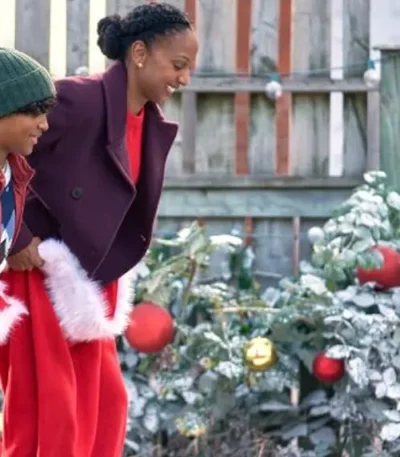 Erin Christmas with a Kiss Coat