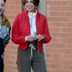 Erin Croft Brassic S03 Red Puffer Jacket