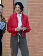 Erin Croft Brassic S03 Red Puffer Jacket