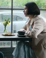 Behind Her Eyes Adele Long Beige Coat
