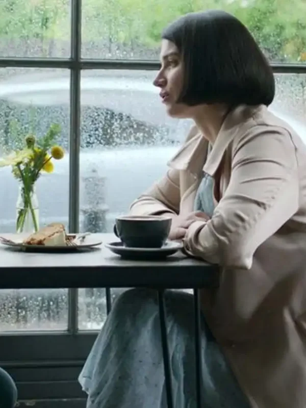 Behind Her Eyes Adele Long Beige Coat