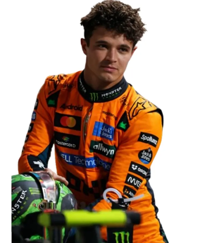Lando Norris F1 Orange Jacket Lando Norris F1 Orange Jacket