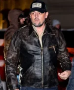 FW 2026 Jeremy Dufrene Brown Leather Jacket