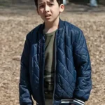 Felix Children Ruin Everything 2023 Blue Quilted Bomber Jacket
