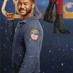 Fletcher Christmas with a Kiss Blue Jacket