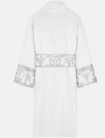 Ford Jast White And Silver Versace Bathrobe