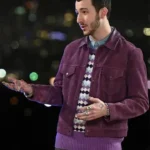 Frankie Jonas Claim To Fame S01 Purple Suede Jacket