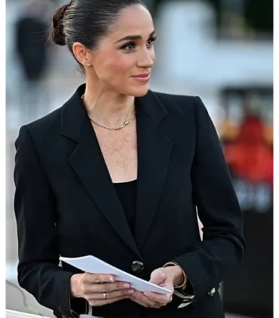 GENEVA 2026 Meghan Markle Black Suit