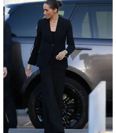 GENEVA 2026 Meghan Markle Black Suit