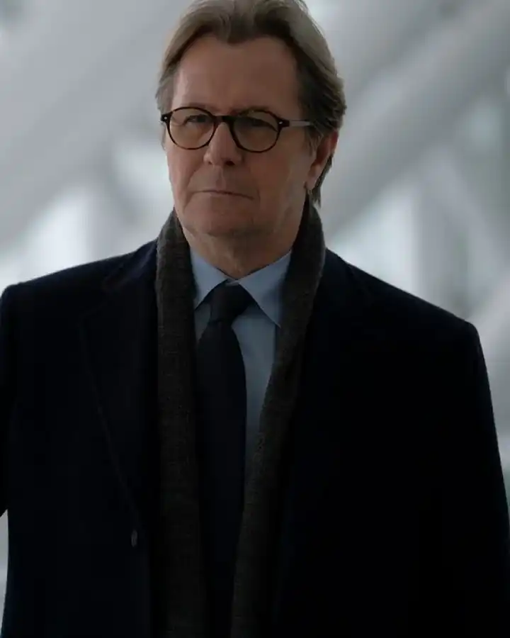 Gary Oldman Crisis Black Wool Coat Gary Oldman Crisis Black Wool Coat