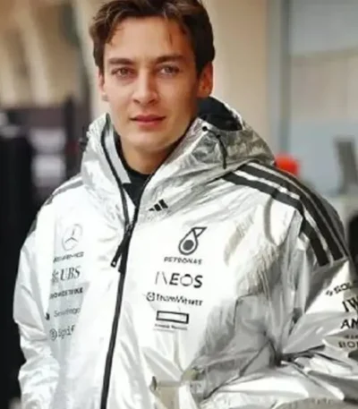 George Russell Silver Jacket