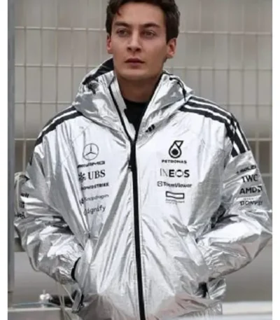 George Russell Silver Jacket