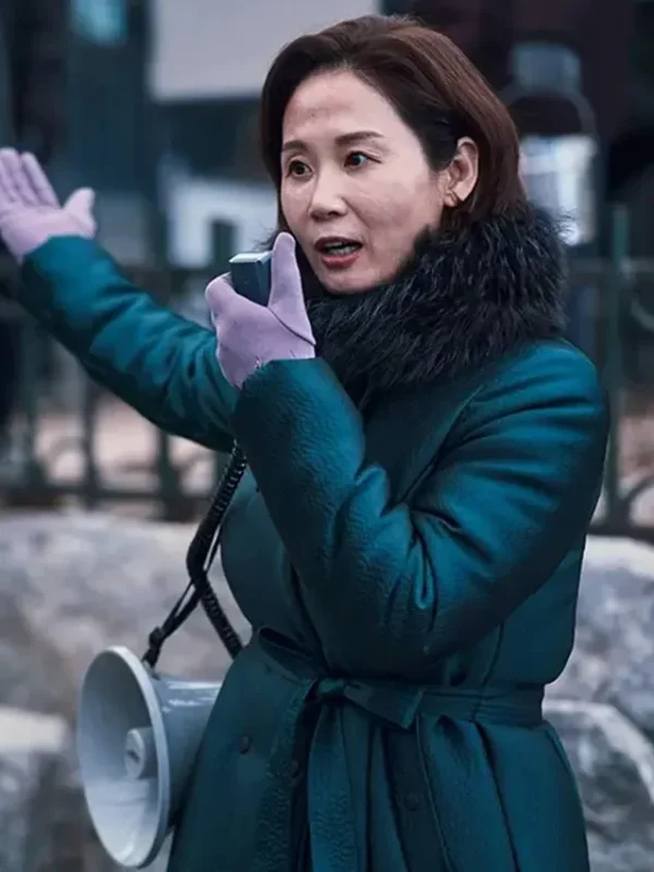 Geum-ae 2023 Concrete Utopia Green Trench Coat