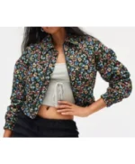 Gia Elsbeth S02 Floral Bomber Jacket