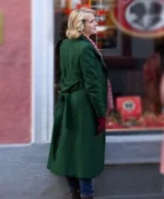 Ginna Claire Mason A Heidelberg Holiday 2023 Green Trench Coat