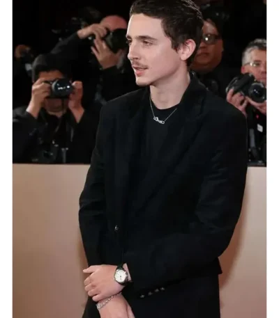 Golden Globe Awards Timothée Chalamet Black Blazer
