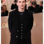 Golden Globe Awards Timothée Chalamet Black Blazer