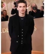 Golden Globe Awards Timothée Chalamet Black Blazer