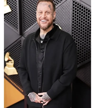 Grammy Award Jelly Roll Black Jacket