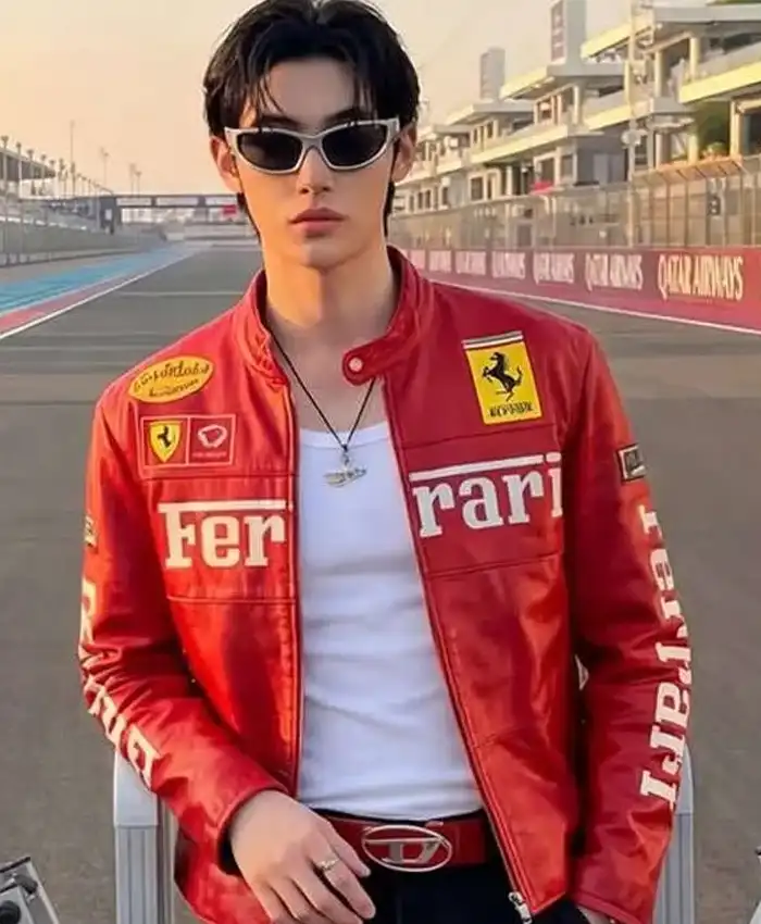 Grand Prix Wonho Red Ferrari Jacket Grand Prix Wonho Red Ferrari Jacket