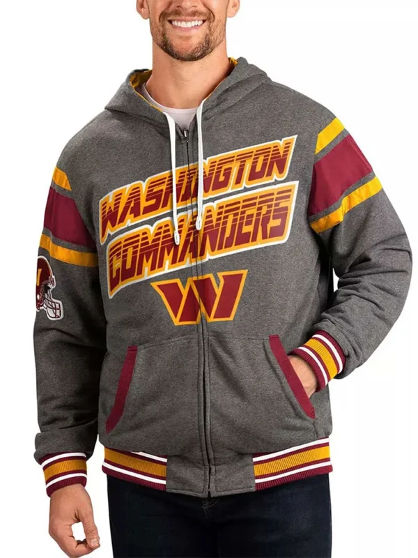 Gray Washington Commanders Extreme Hoodie