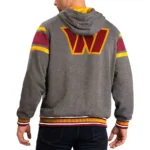 Gray Washington Commanders Extreme Hoodie