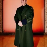 Gregory Bovino Green Trench Coat