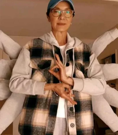 Guanyin American Born Chinese 2023 Plaid Jacket