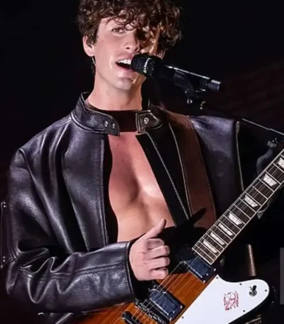Guitarricadelafuente Madrid Black Leather Jacket