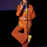 HELL Chris Fleming Orange Floral Suit