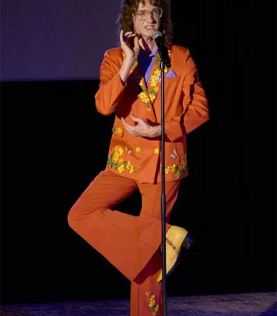 HELL Chris Fleming Orange Floral Suit