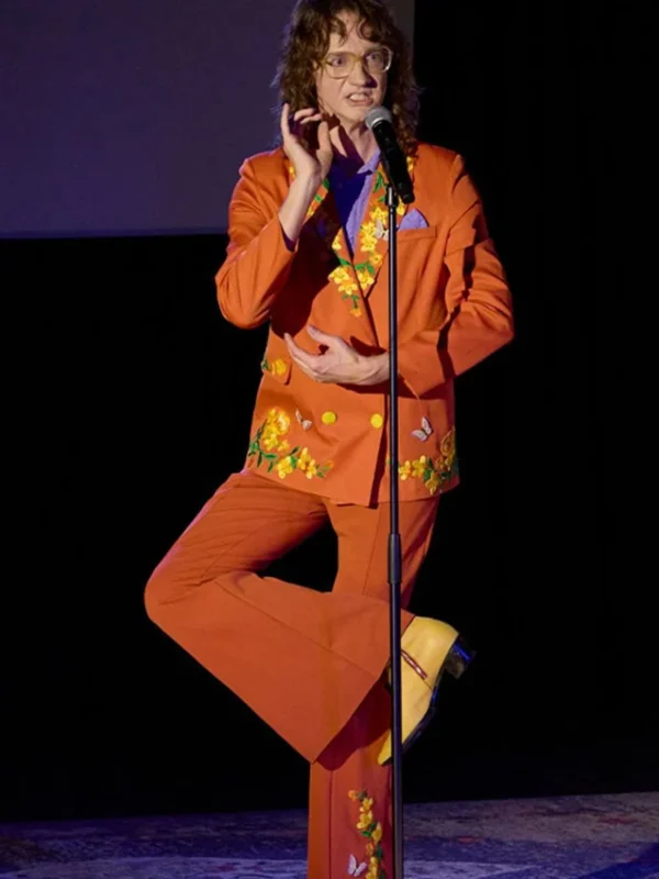 HELL Chris Fleming Orange Floral Suit