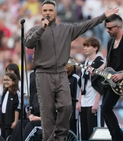 Half-Time Show 2026 Robbie Williams Tracksuit