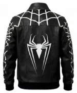 Halloween Black Spider Web Bomber Cosplay Jacket