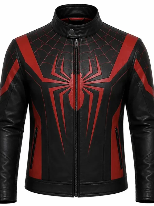 Halloween Spider Man Brand New Day Cosplay Leather Jacket