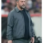 Hansi Flick Grey Cotton Jacket