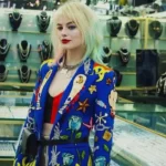Harley Quinn Birds Of Prey Blue Blazer