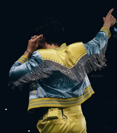 Harry Styles Love On Tour Fringe Bomber Jacket