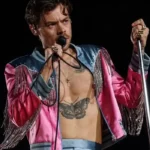 Harry Styles Love On Tour La Pink and Blue Fringe Jacket