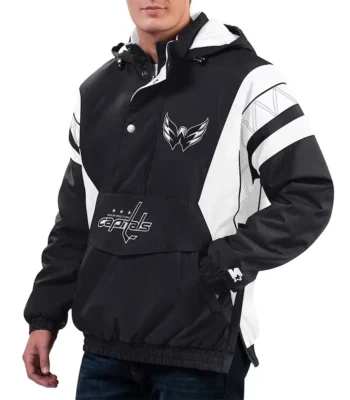 Home Team Washington Capitals Half-Zip Hoodie Jacket