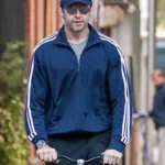 Hugh Jackman Chappie Blue Track Jacket