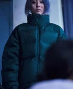 Hye Won Concrete Utopia 2023 Green Puffer Jacket