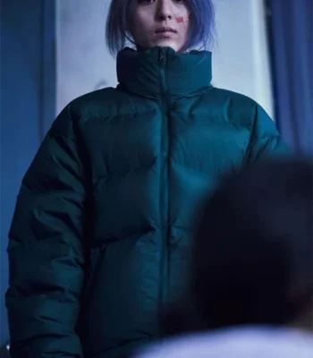 Hye Won Concrete Utopia 2023 Green Puffer Jacket