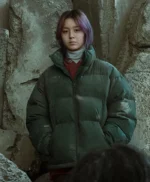 Hye Won Concrete Utopia 2023 Green Puffer Jacket