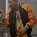 Iko Uwais Stuber Satin Varsity Jacket