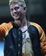 Iko Uwais Stuber Satin Varsity Jacket