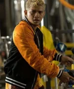 Iko Uwais Stuber Satin Varsity Jacket